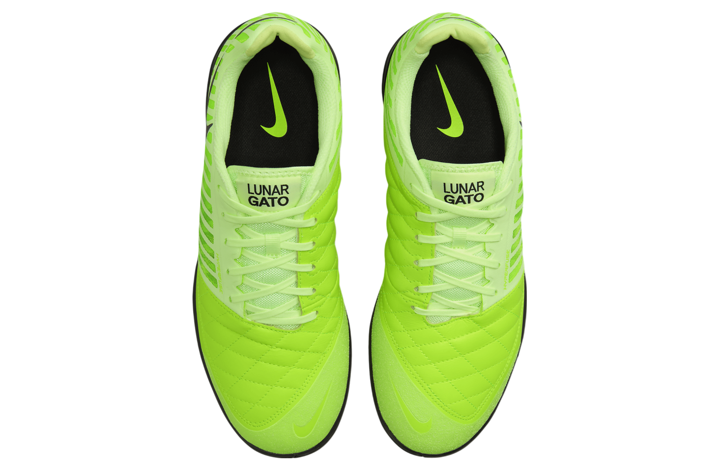 Nike Lunargato II Low IC Black / Volt