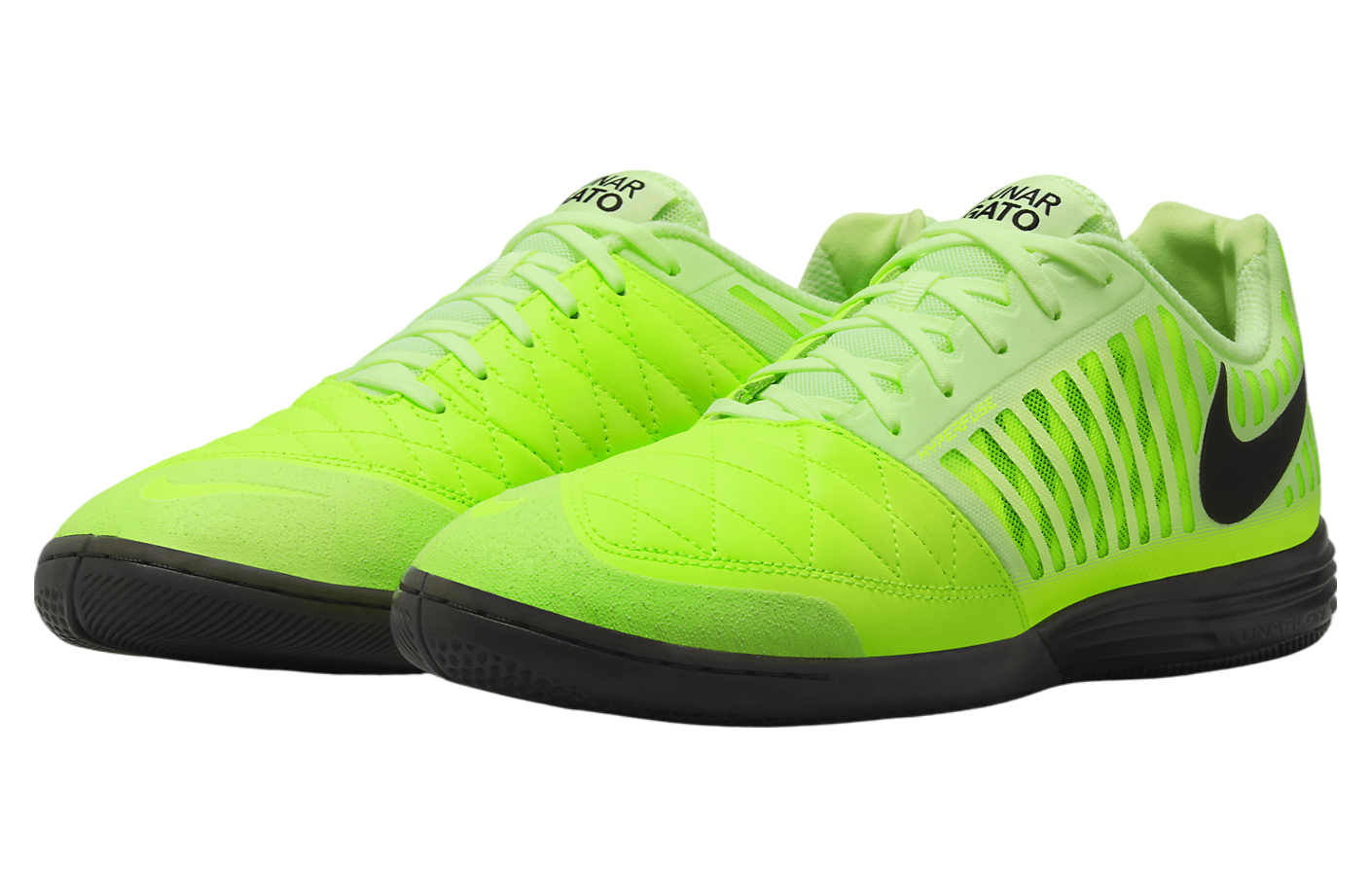 Nike Lunargato II Low IC Black / Volt