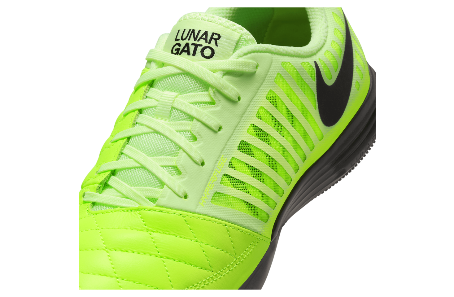 Nike Lunargato II Low IC Black / Volt