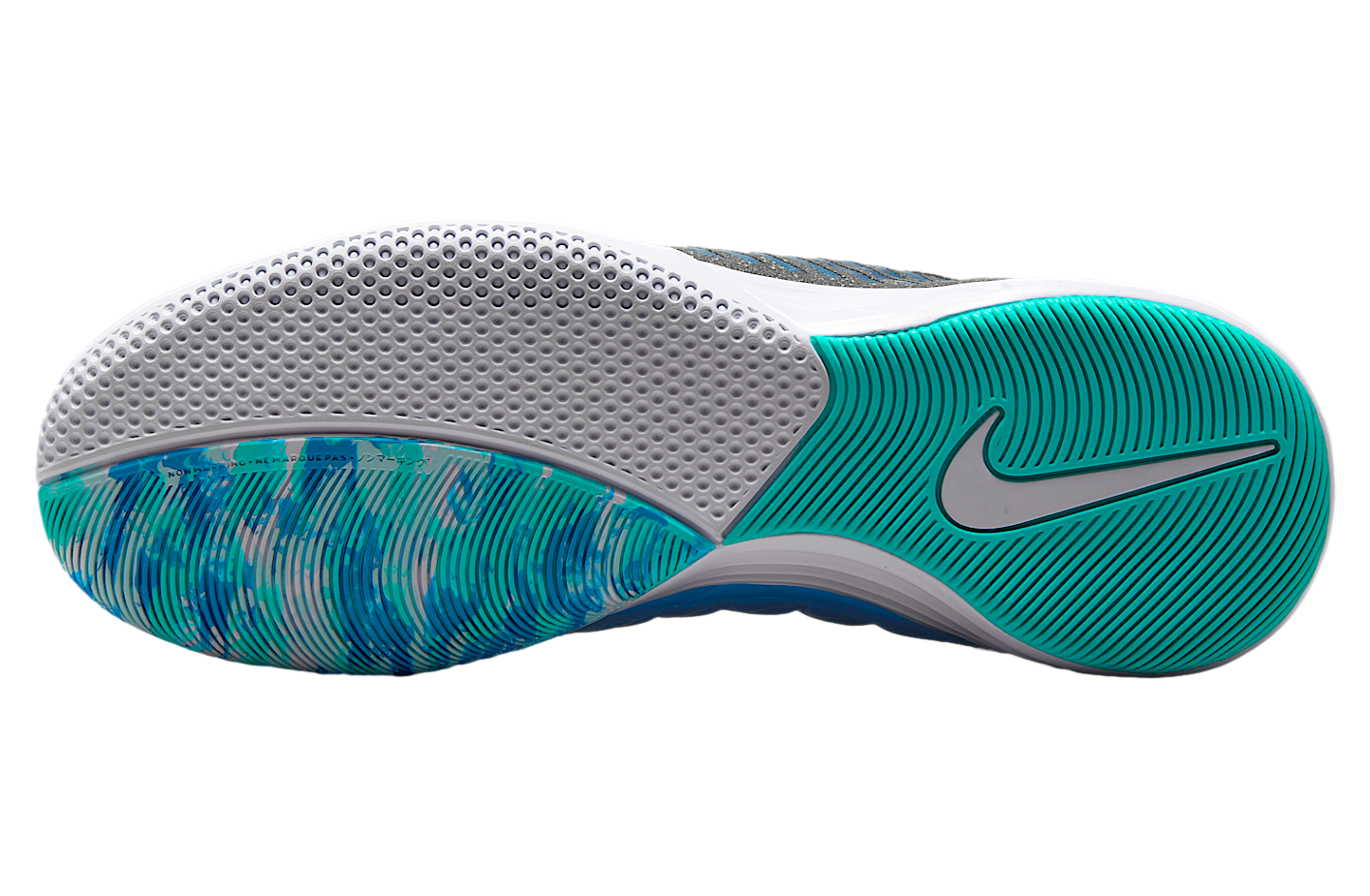 Nike Lunargato II Low IC Metallic Silver / Neptune Blue