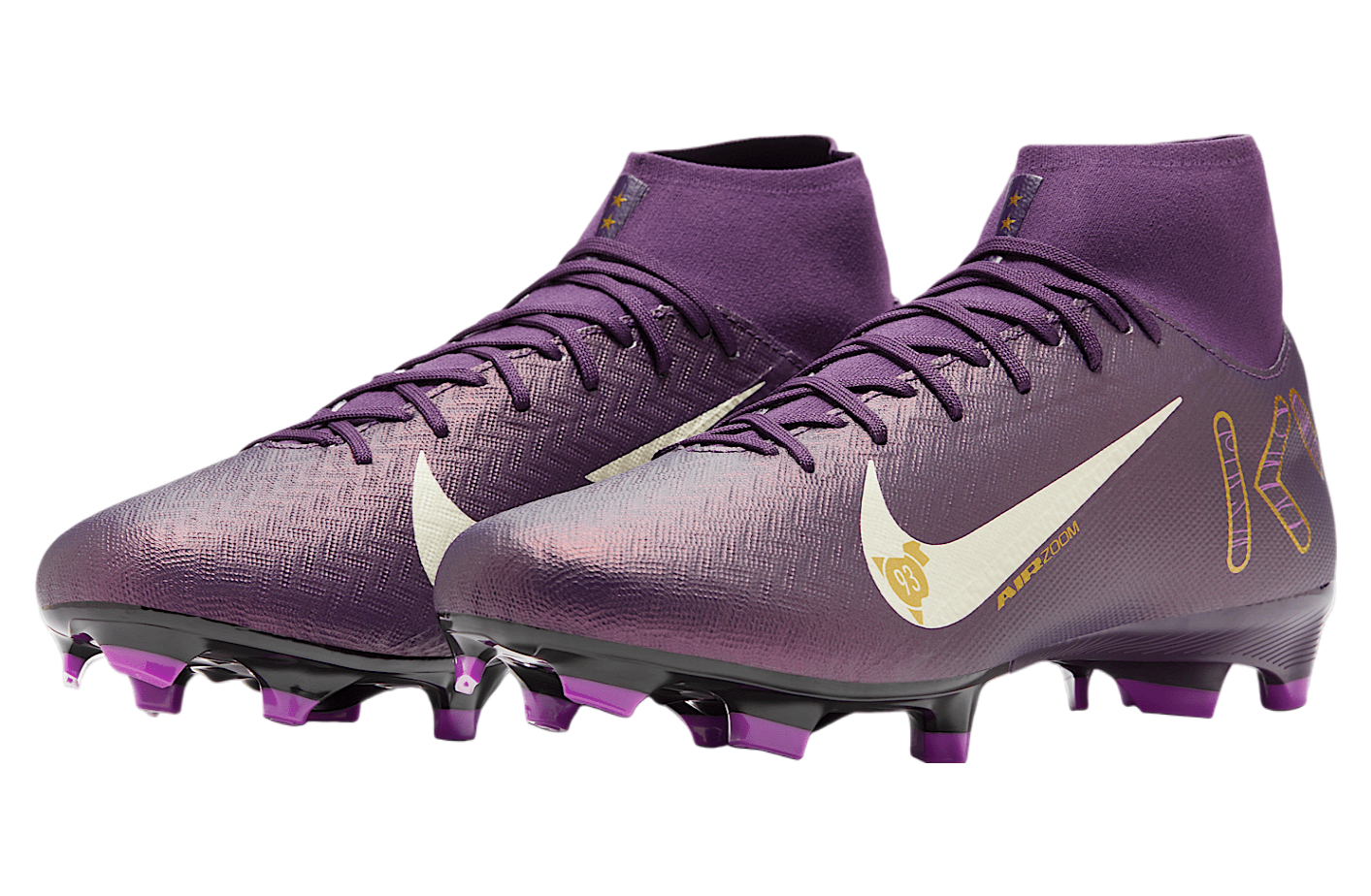 Nike Mercurial Superfly 10 Academy Kylian Mbapp High Mg Grand Purple / Pale Ivory