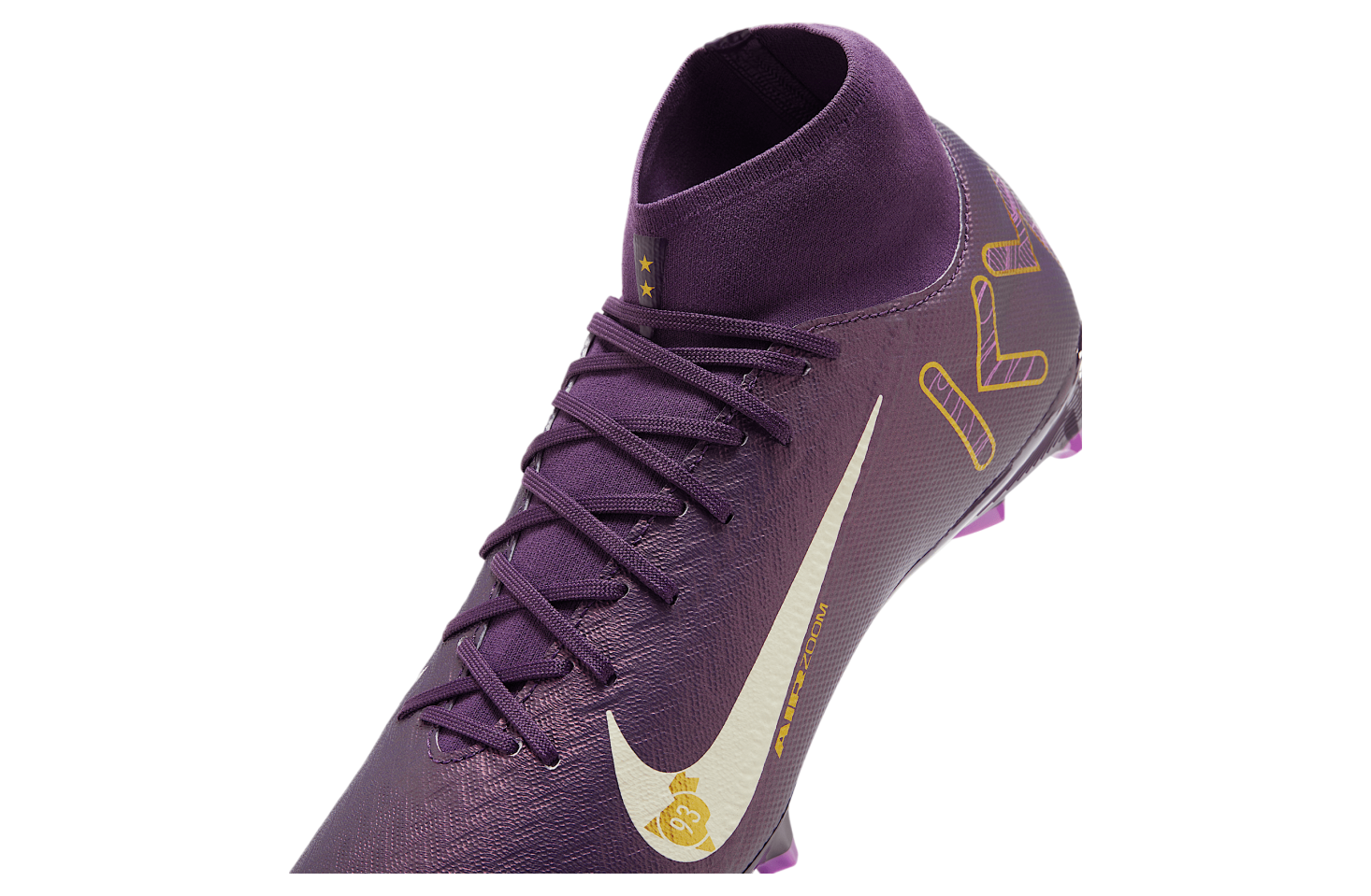 Nike Mercurial Superfly 10 Academy Kylian Mbapp High Mg Grand Purple / Pale Ivory