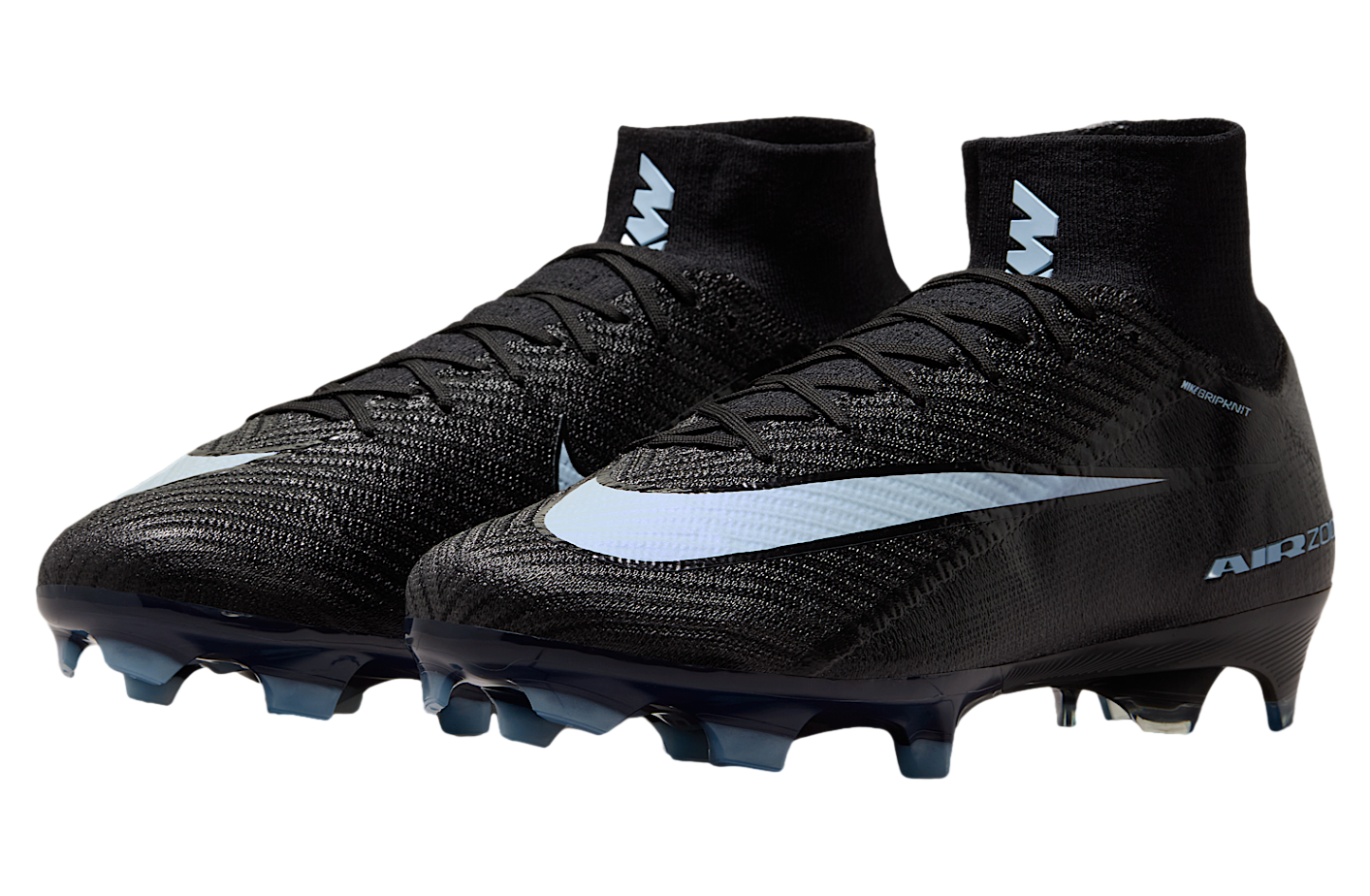 Nike Mercurial Superfly 10 Elite High Fg Black / Ice Blue
