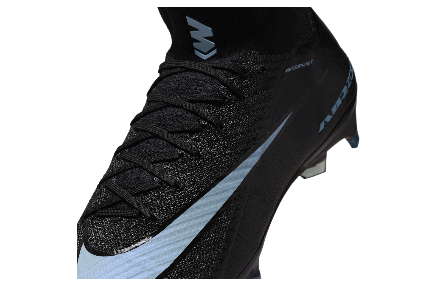 Nike Mercurial Superfly 10 Elite High Fg Black / Ice Blue