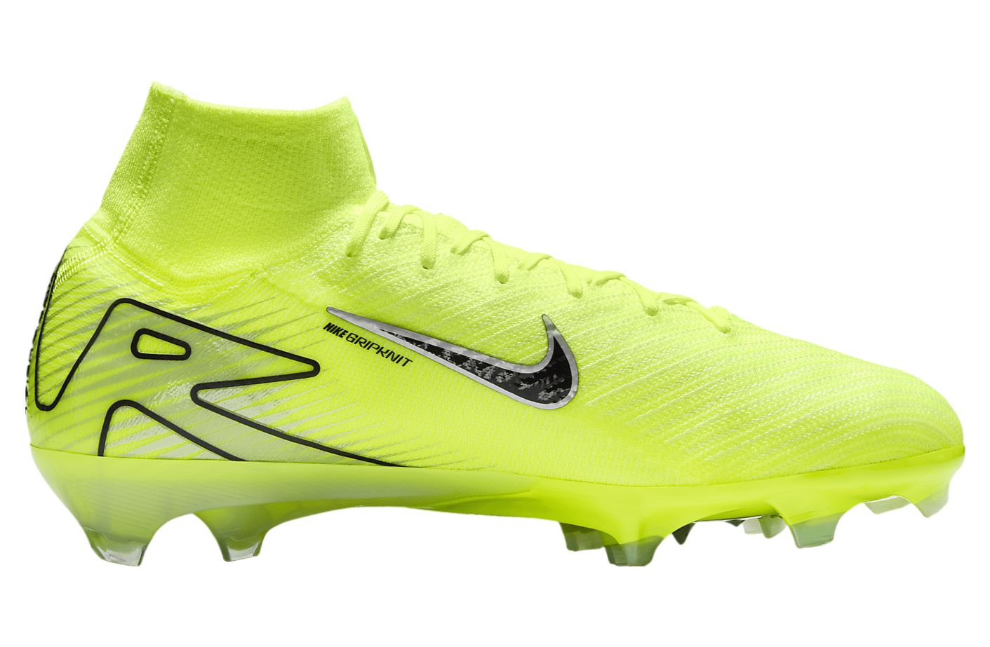 Nike Mercurial Superfly 10 Elite High FG Volt / Black