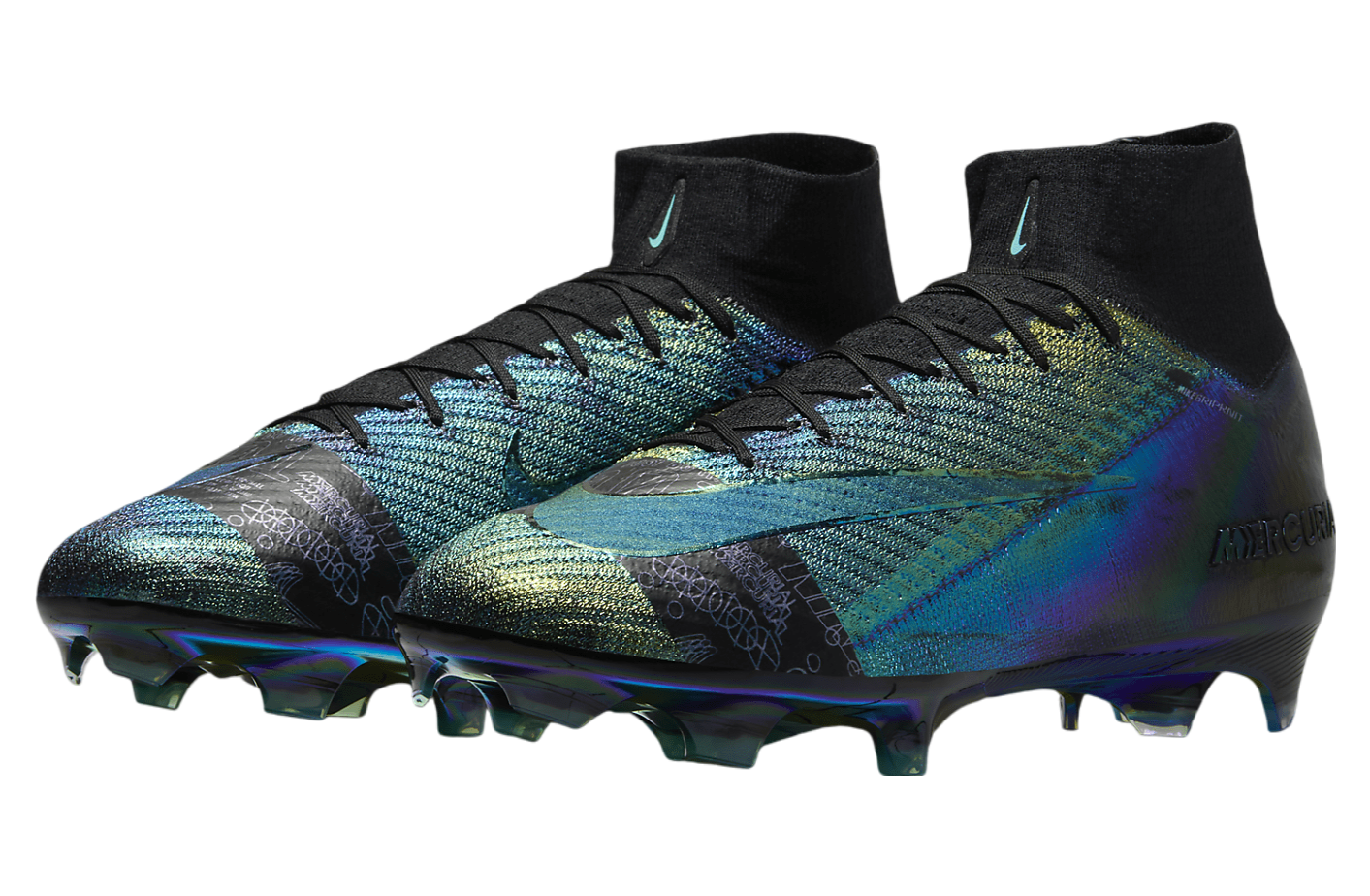 Nike Mercurial Superfly 10 Elite SE High FG Black / Multi