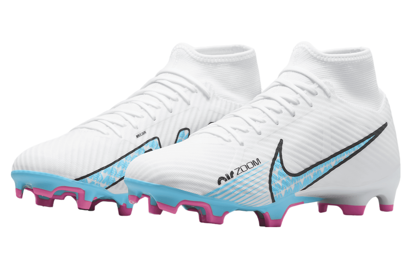 Nike Mercurial Superfly 9 Academy High MG White / Pink Blast