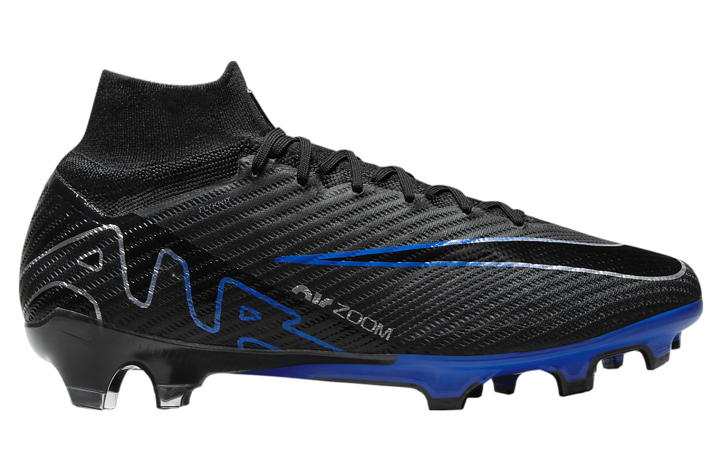 Nike Mercurial Superfly 9 Elite FG Black / Hyper Royal