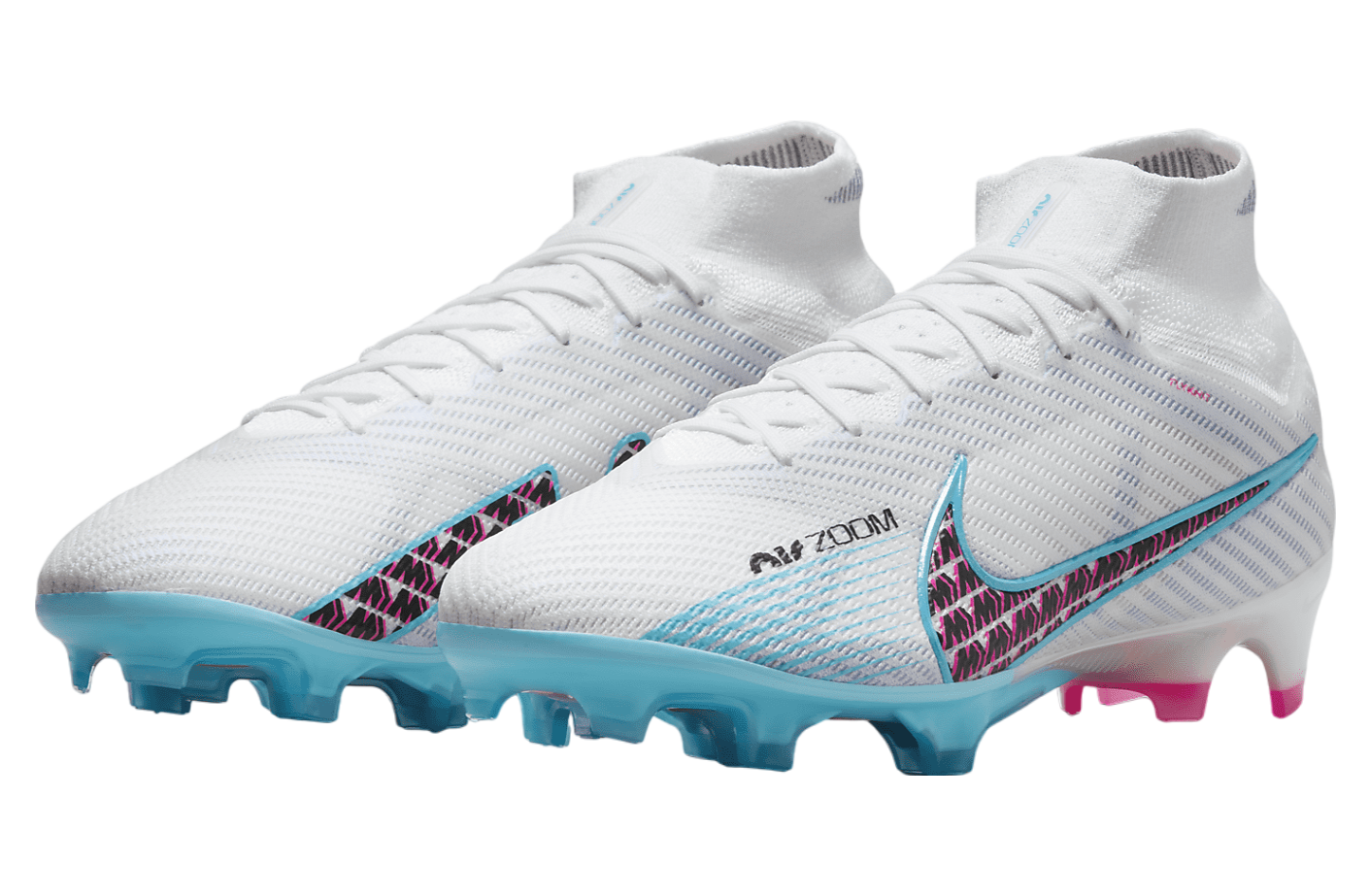 Nike Mercurial Superfly 9 Elite High FG White / Pink Blast