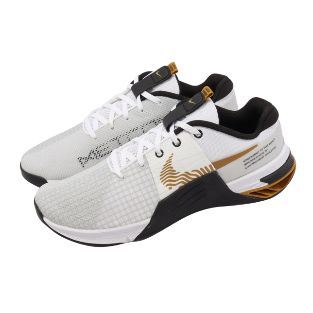 Nike Metcon 8 White Gold Suede DO9328100 - KicksOnFire.com