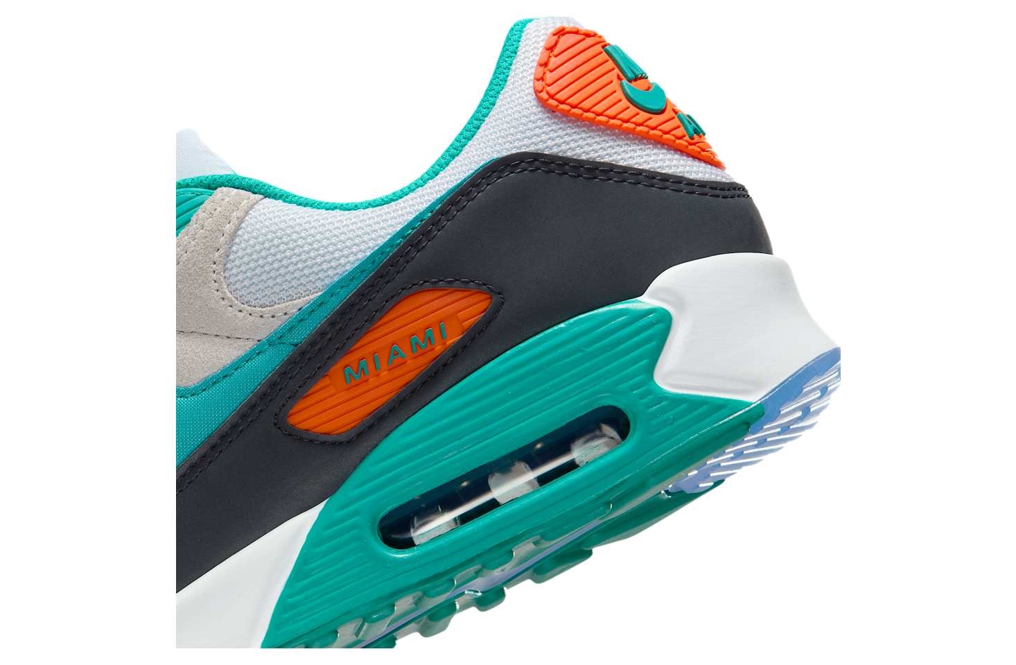 Nike Miami Dolphins Air Max 90 White / Pitch Blue