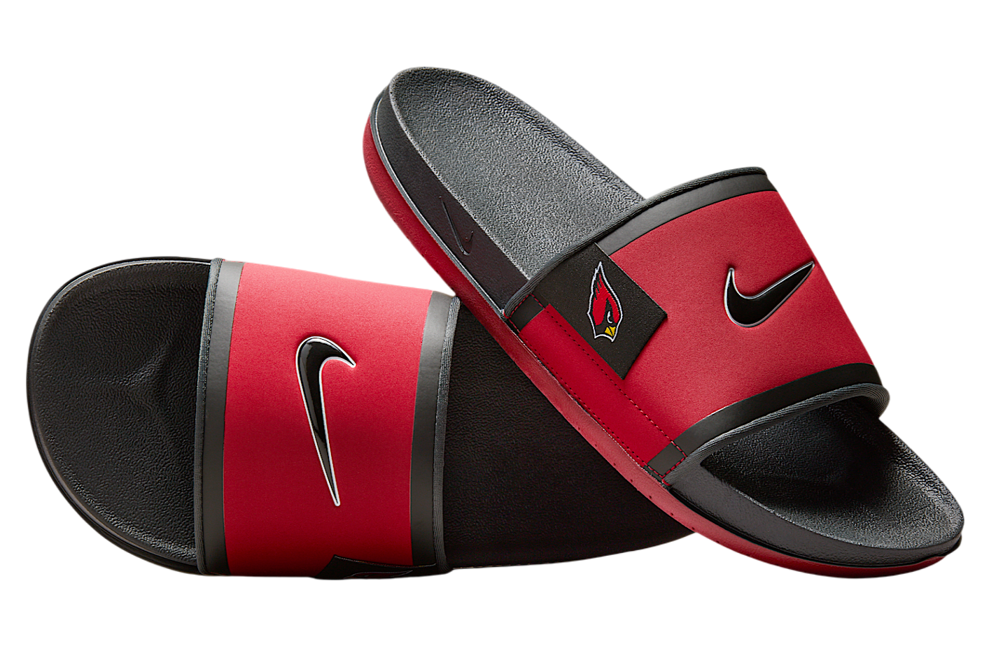 Nike Offcourt (arizona Cardinals) Tough Red / Dark Smoke Grey