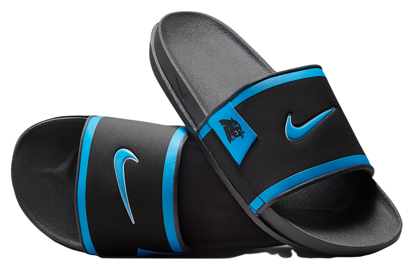 Nike Offcourt (Carolina Panthers) Black / Dark Smoke Grey