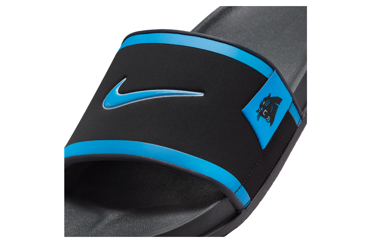Nike Offcourt (Carolina Panthers) Black / Dark Smoke Grey
