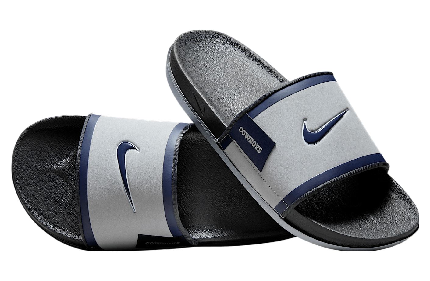 Nike Offcourt (Dallas Cowboys) Wolf Grey / Dark Smoke Grey