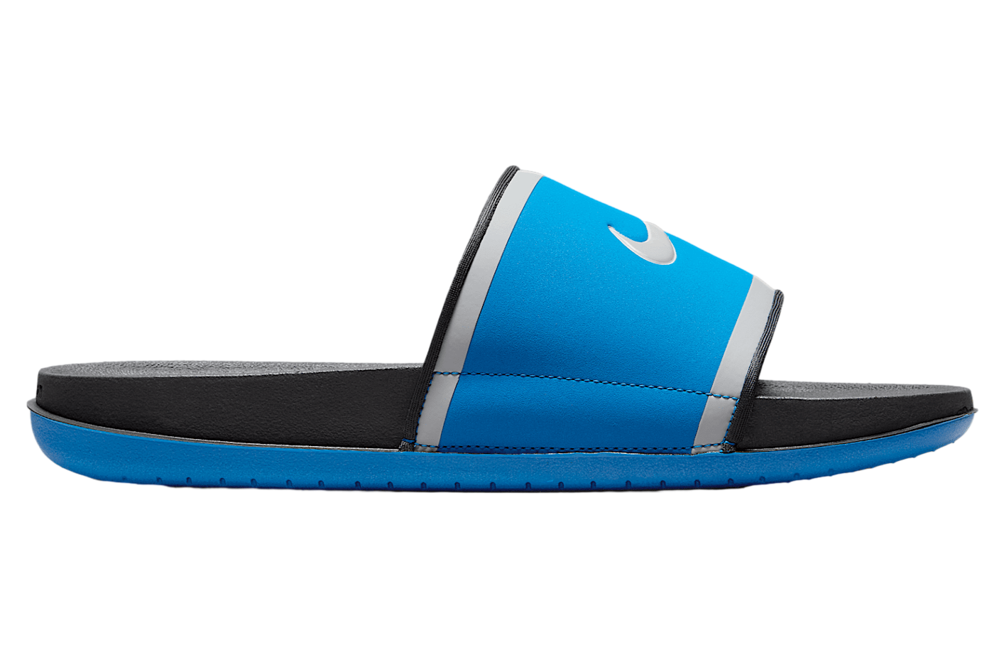 Nike Offcourt (detroit Lions) Battle Blue / Dark Smoke Grey