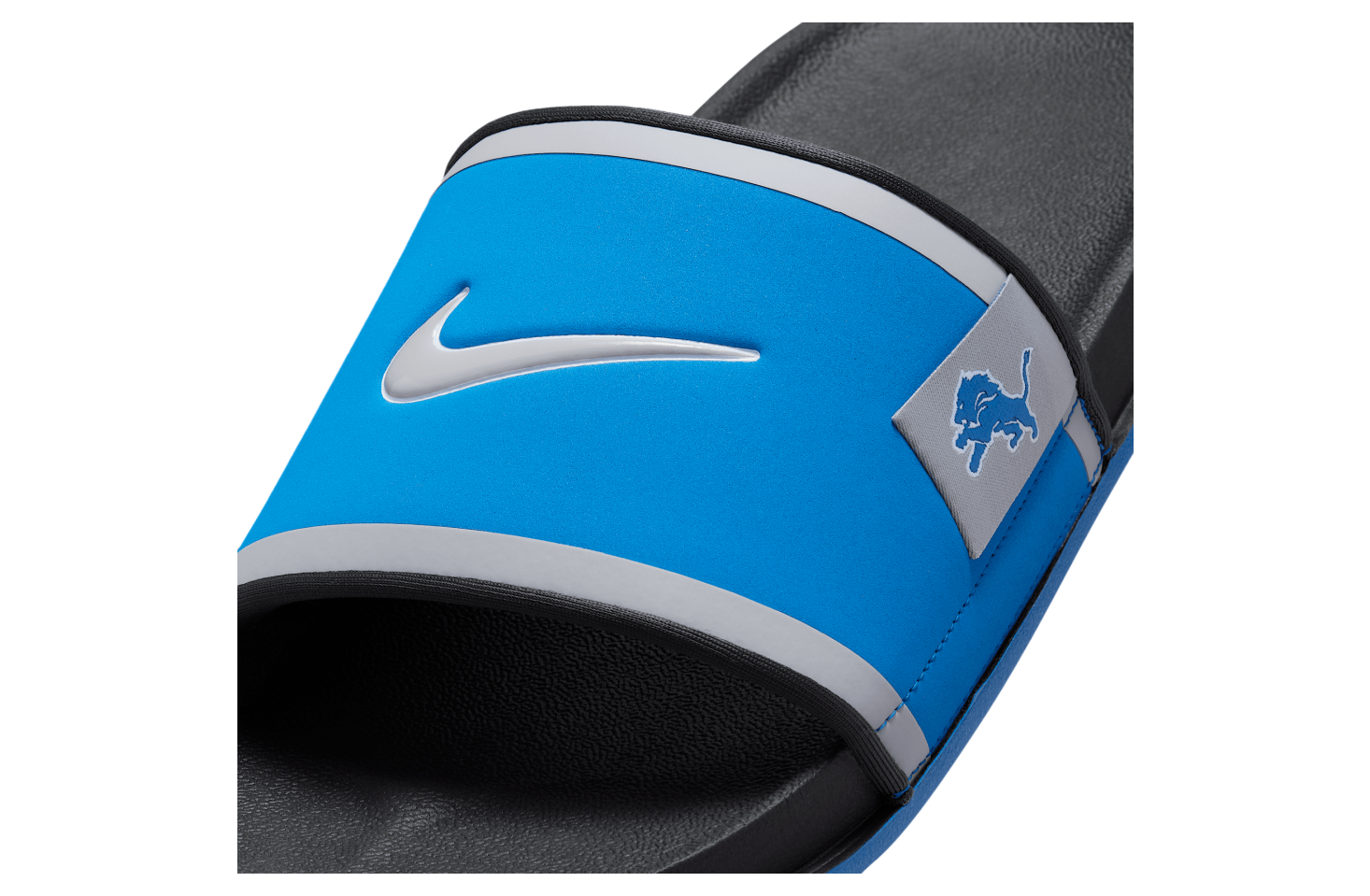 Nike Offcourt (detroit Lions) Battle Blue / Dark Smoke Grey