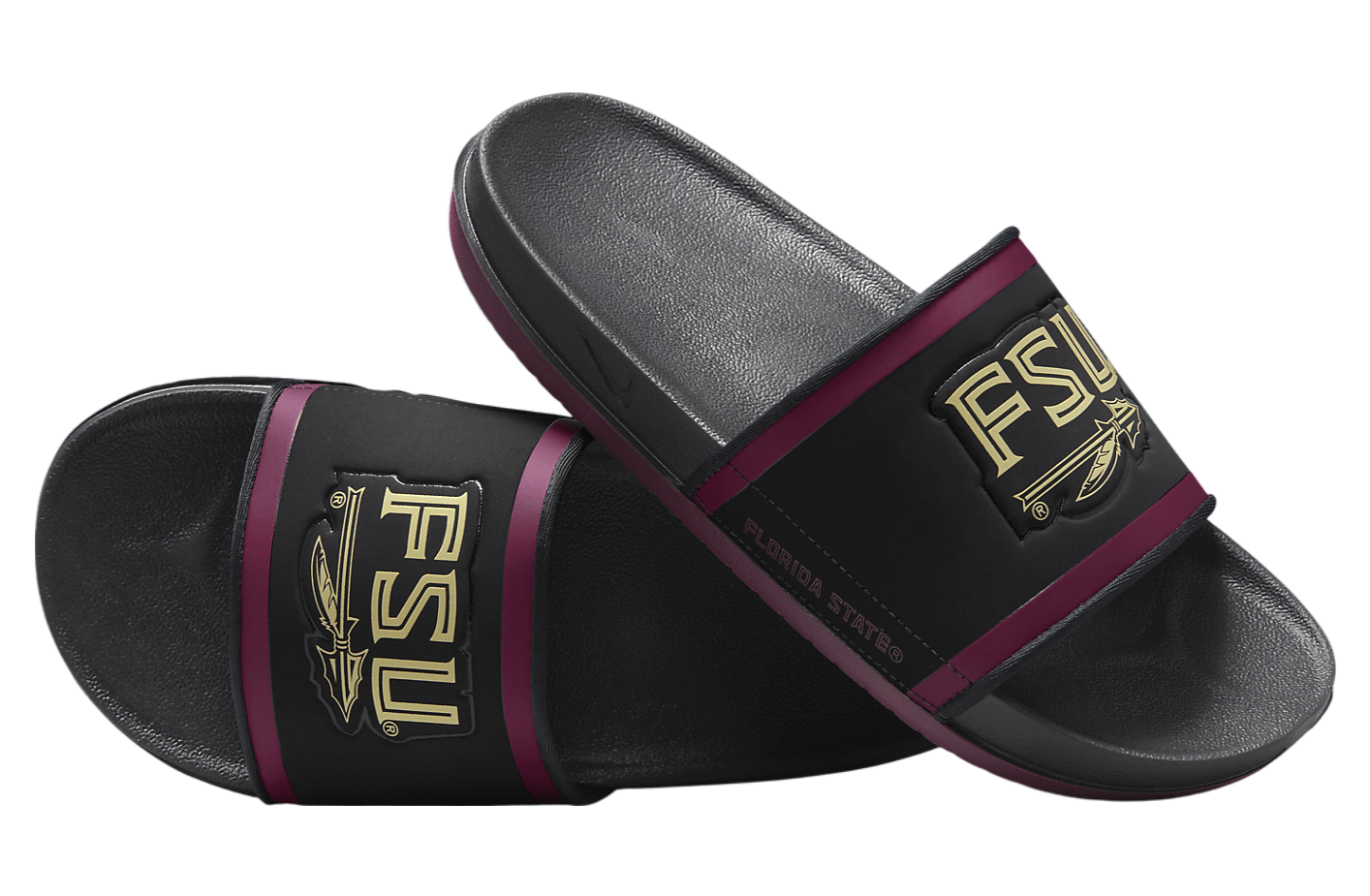 Nike Offcourt (Florida State) Black / Team Maroon