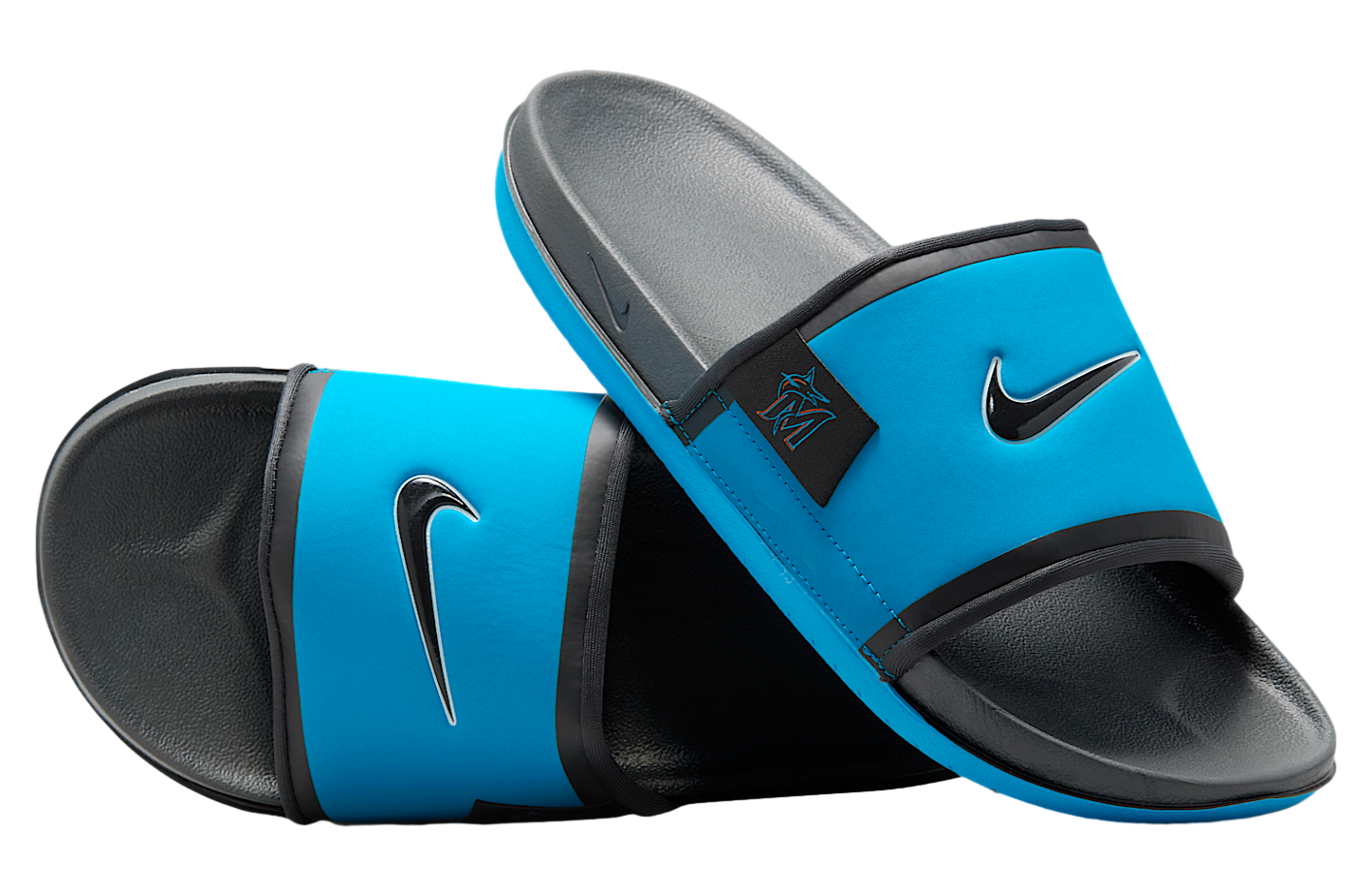 Nike Offcourt (Miami Marlins) Neptune Blue / Dark Smoke Grey