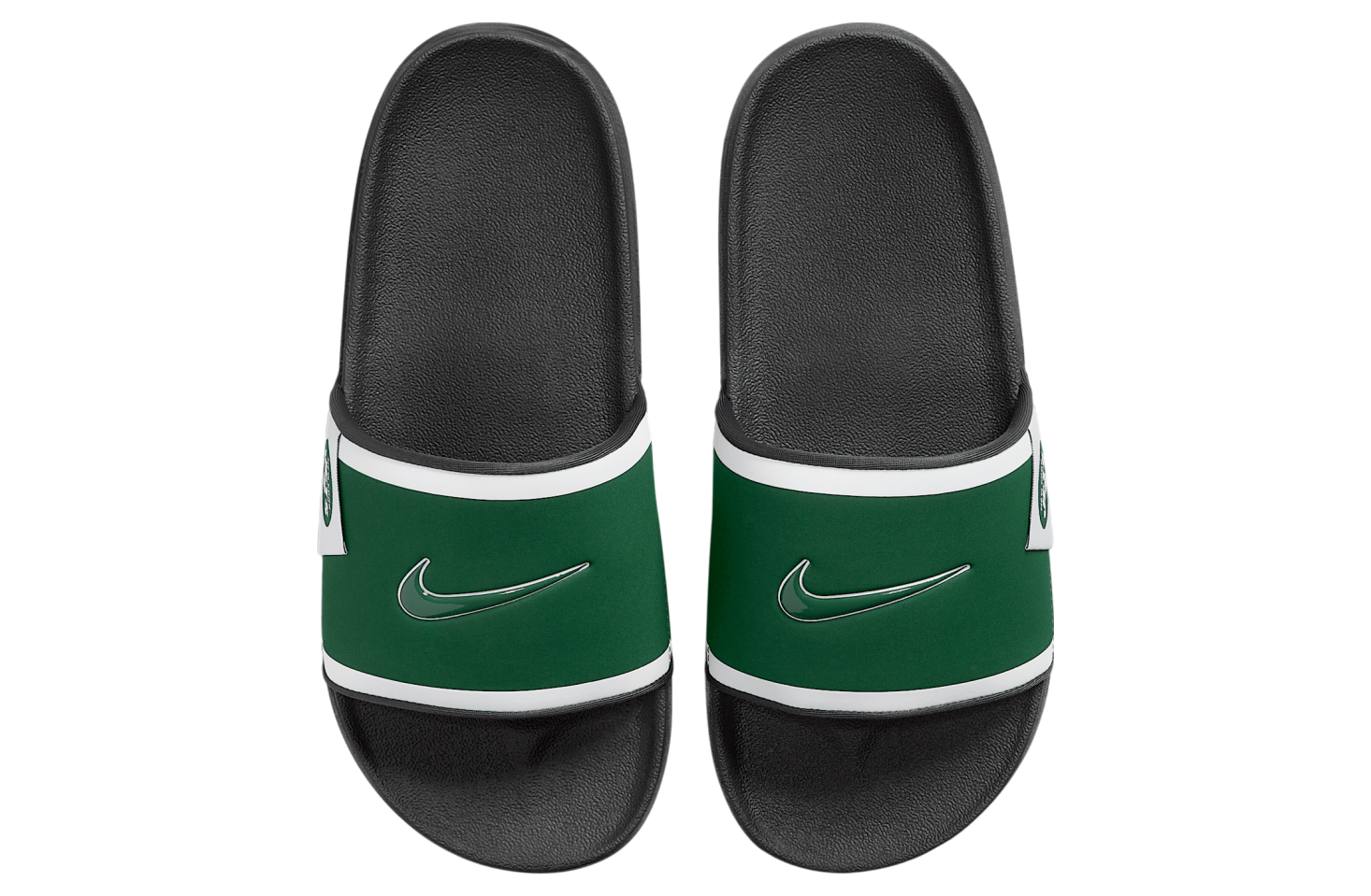 Nike Offcourt (new York Jets) Sport Green / Dark Smoke Grey