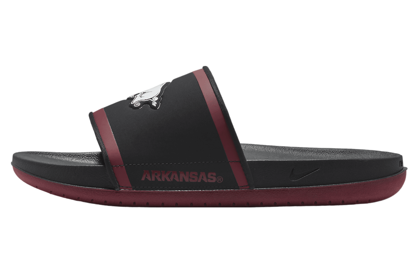 Nike Offcourt Slide (Arkansas) Black / Team Crimson