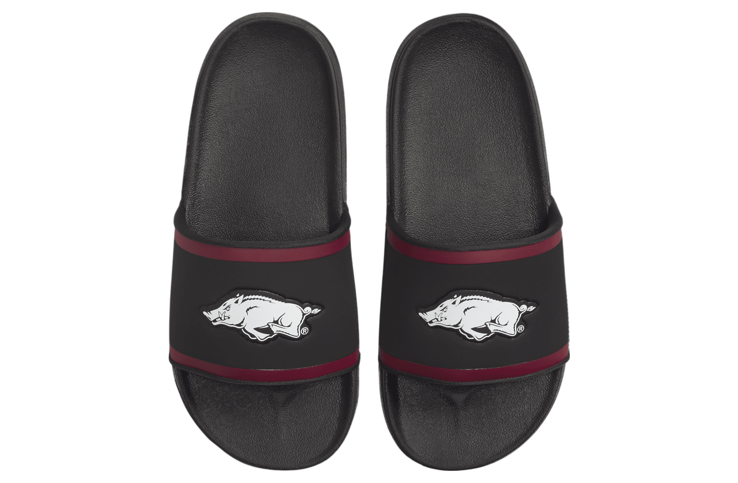 Nike Offcourt Slide (Arkansas) Black / Team Crimson