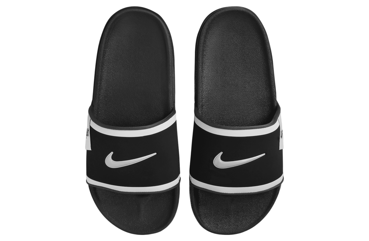 Nike Offcourt Slide (Chicago White Sox) Black / Dark Smoke Grey