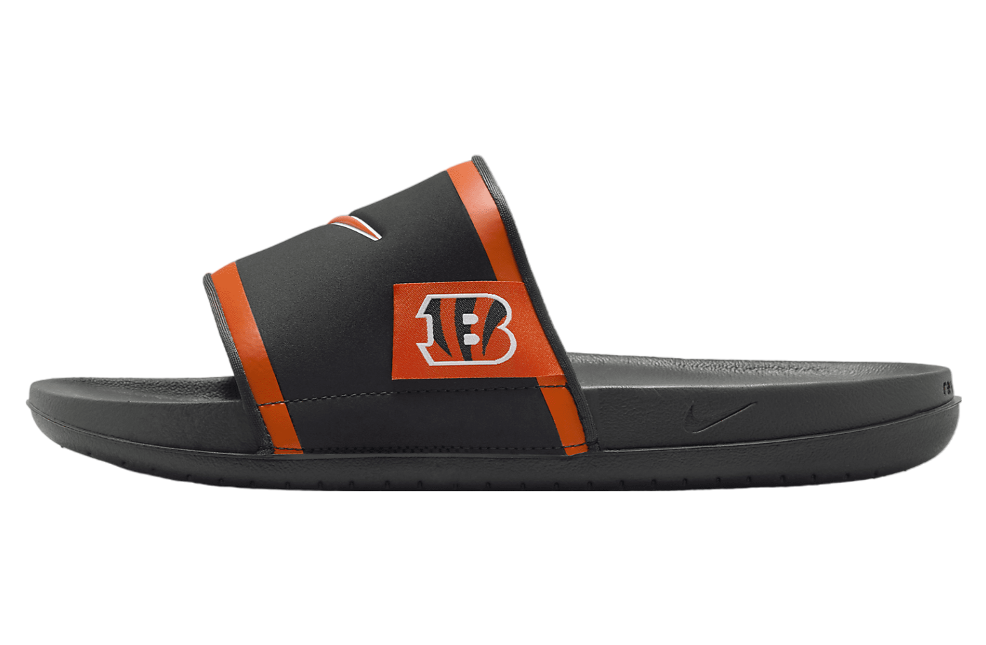 Nike Offcourt Slide (Cincinnati Bengals) Black / Dark Smoke Grey