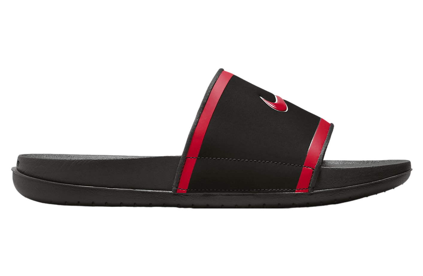 Nike Offcourt Slide (Cincinnati Reds) Black / Dark Smoke Grey