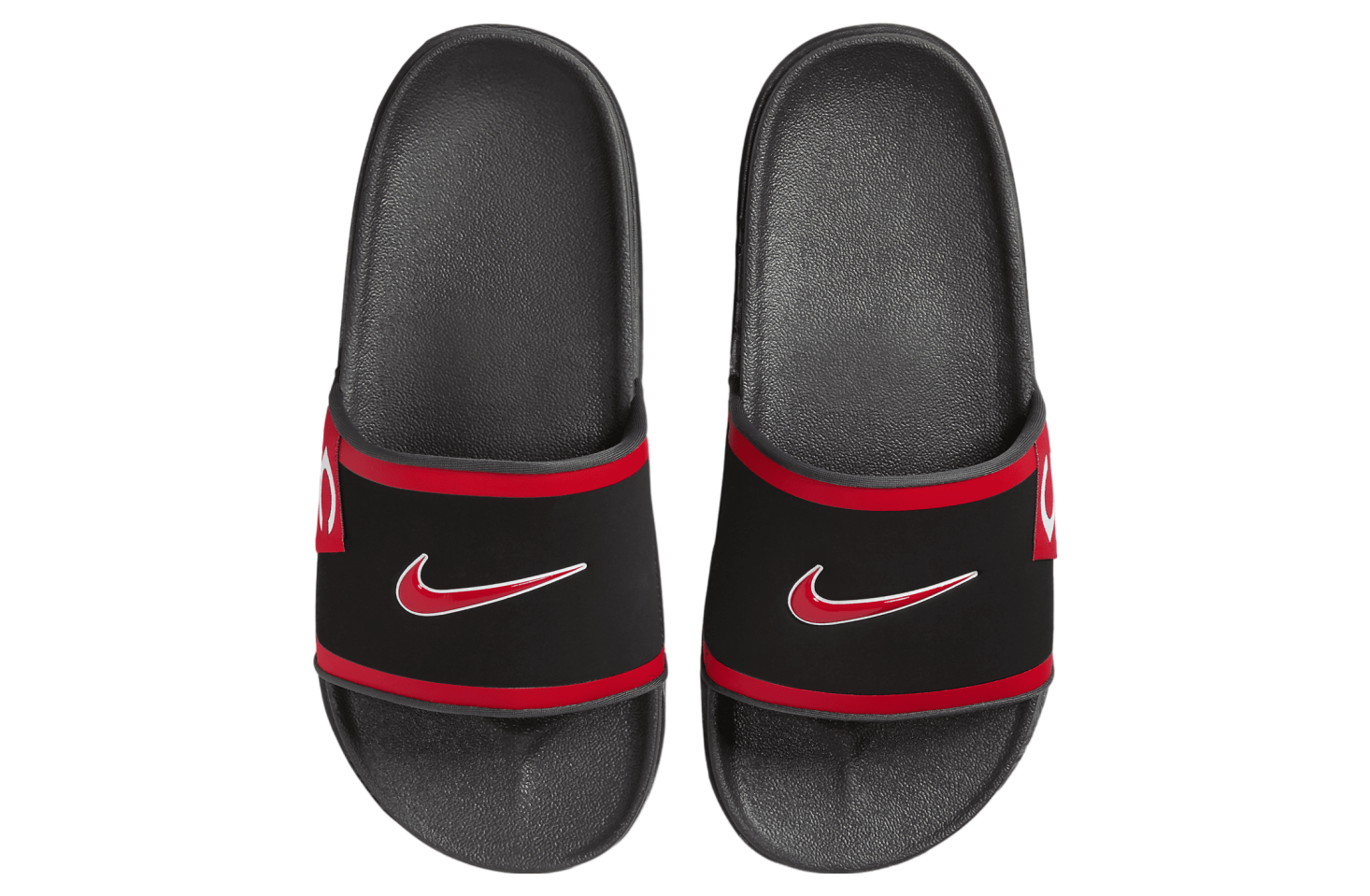 Nike Offcourt Slide (Cincinnati Reds) Black / Dark Smoke Grey