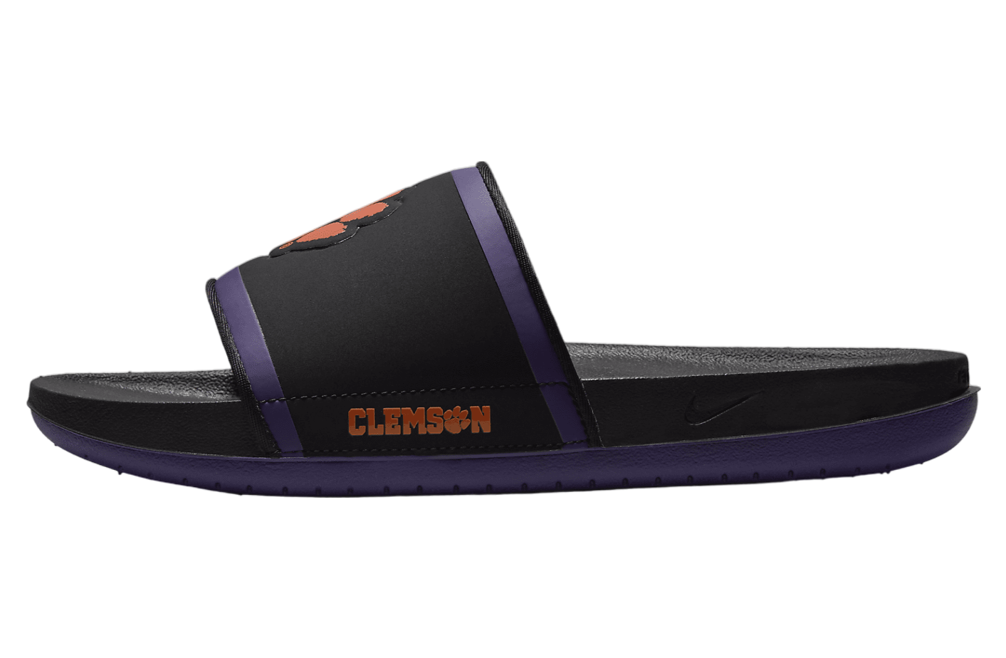 Nike Offcourt Slide (Clemson) Black / New Orchid