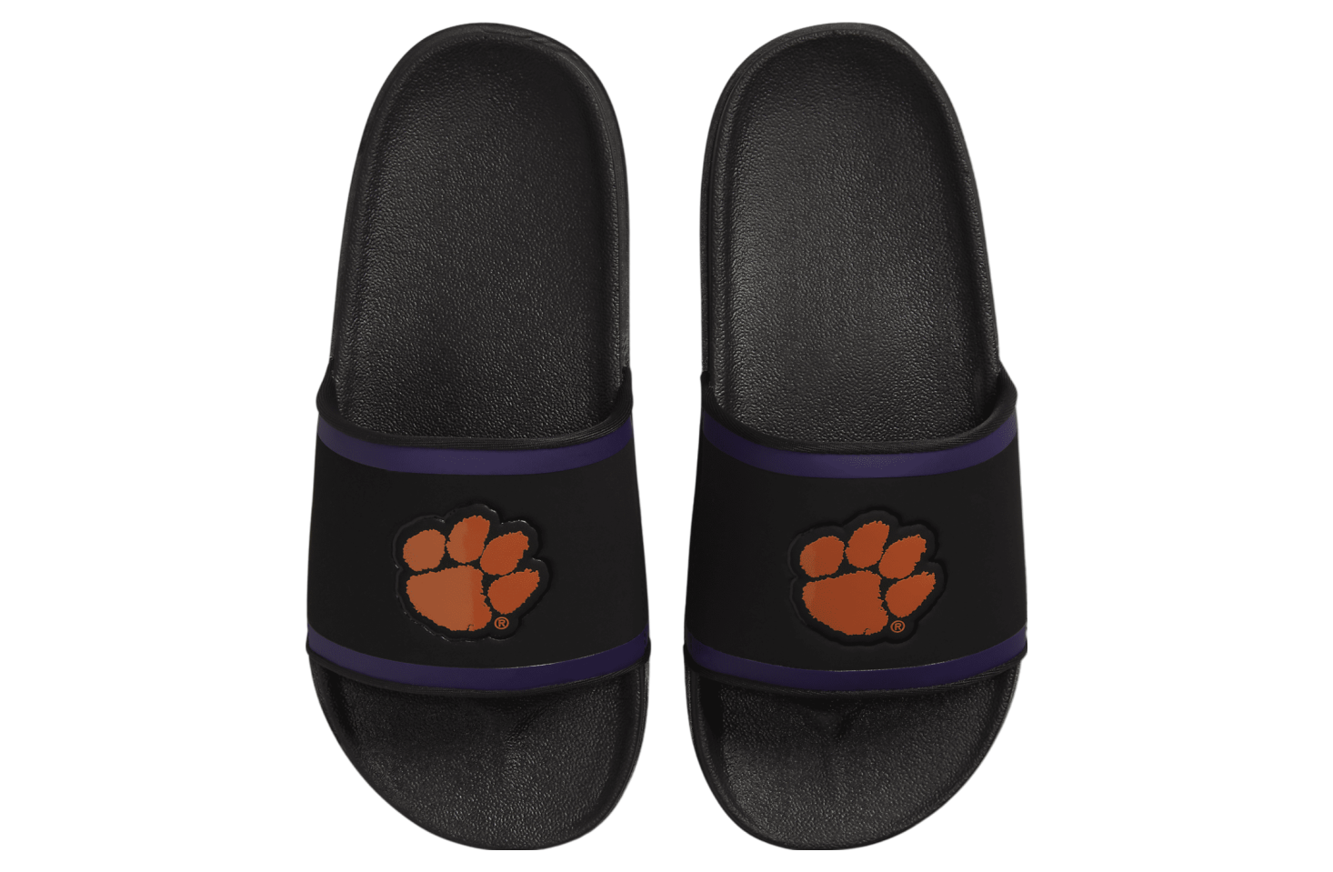 Nike Offcourt Slide (Clemson) Black / New Orchid