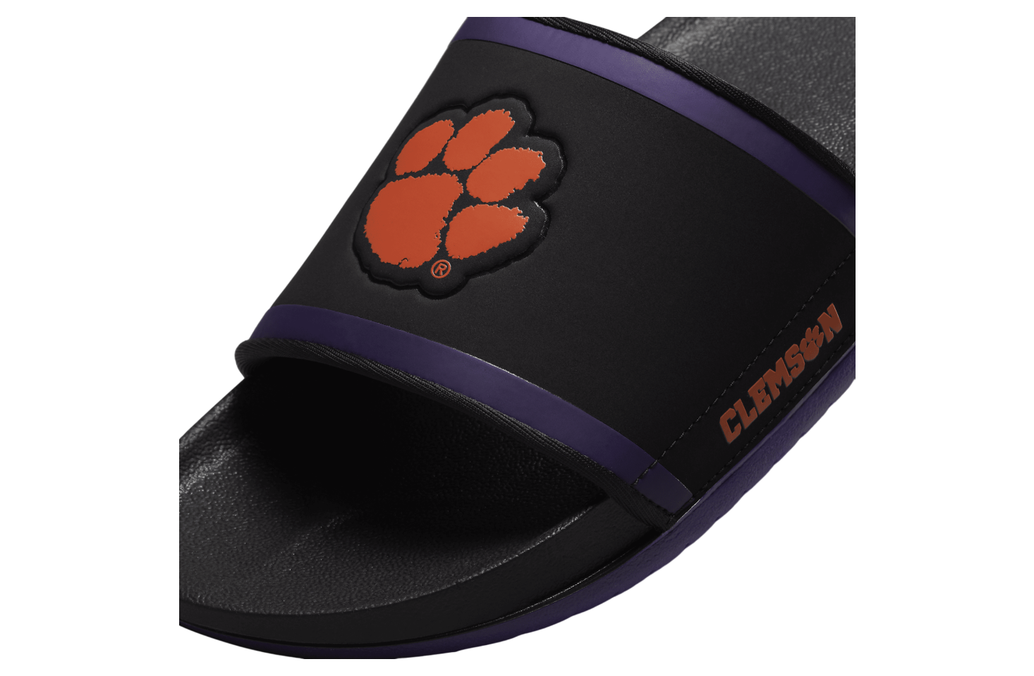 Nike Offcourt Slide (Clemson) Black / New Orchid