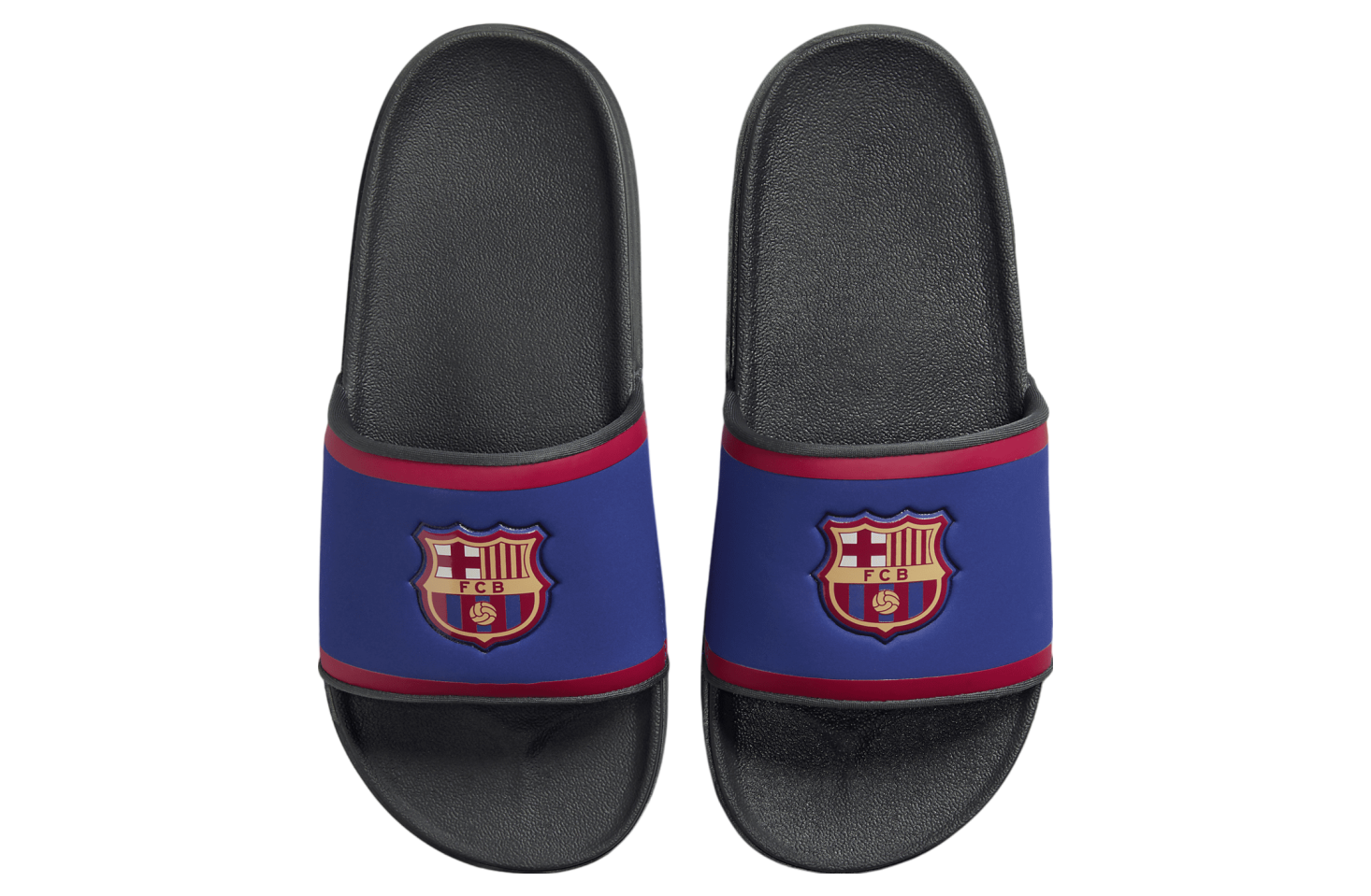 Nike Offcourt Slide (FC Barcelona) Deep Royal Blue / Dark Smoke Grey