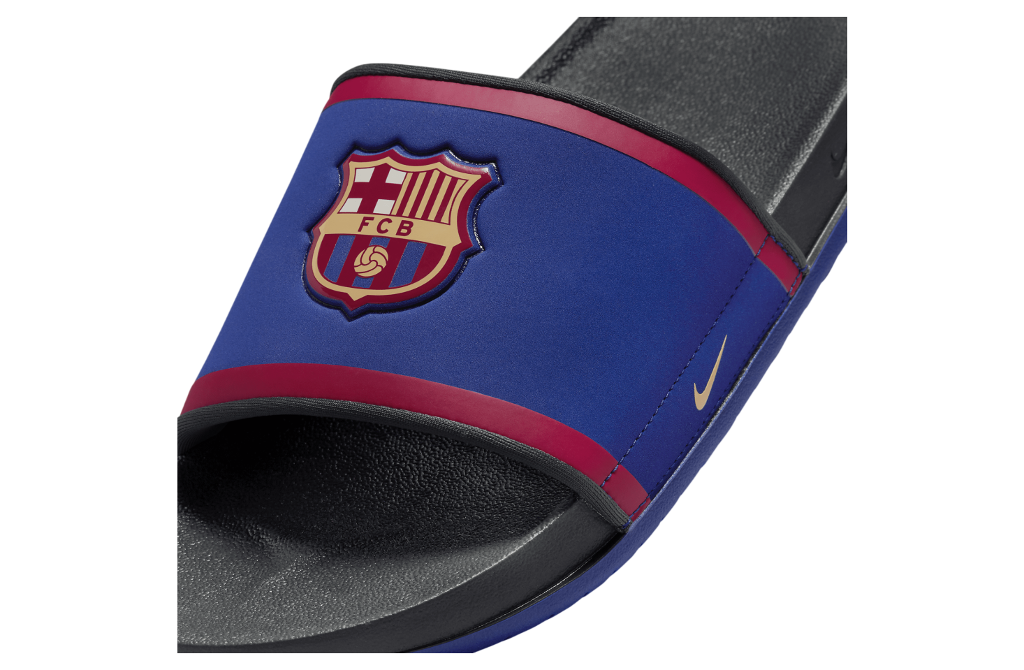 Nike Offcourt Slide (FC Barcelona) Deep Royal Blue / Dark Smoke Grey