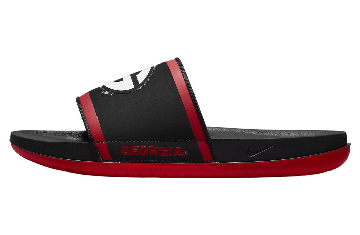 Nike Offcourt Slide (Georgia) Black / University Red