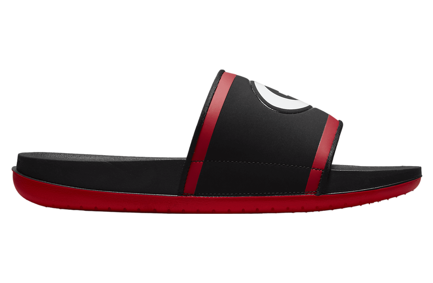 Nike Offcourt Slide (Georgia) Black / University Red