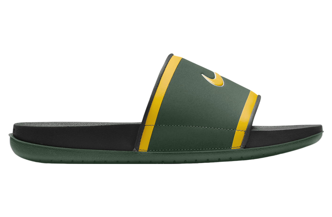 Nike Offcourt Slide (Green Bay Packers) Fir / Dark Smoke Grey