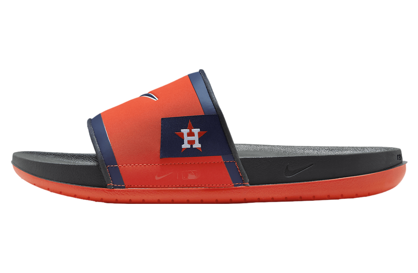 Nike Offcourt Slide (Houston Astros) Team Orange / Dark Smoke Grey