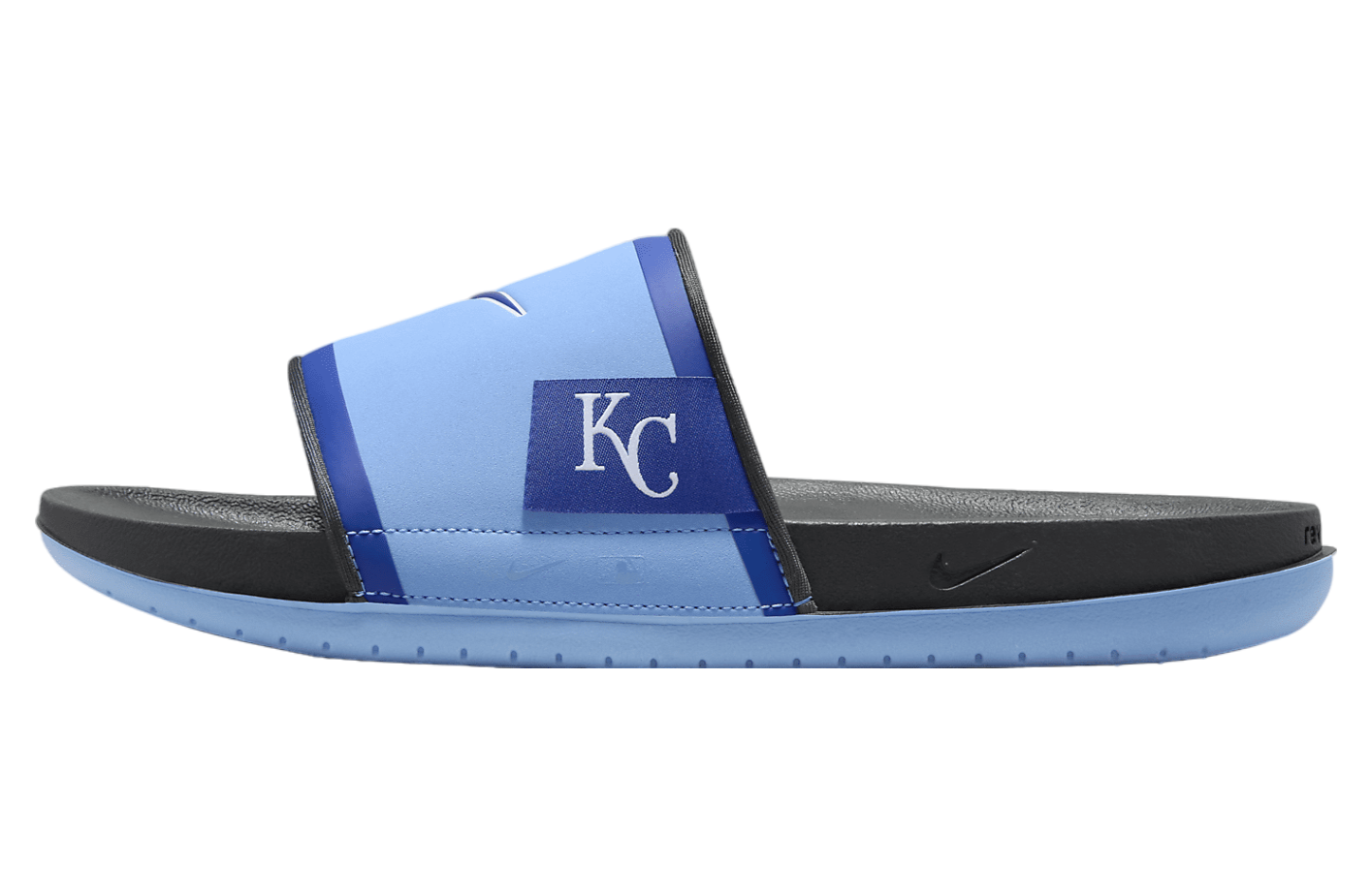 Nike Offcourt Slide (Kansas City Royals) Valor Blue / Dark Smoke Grey