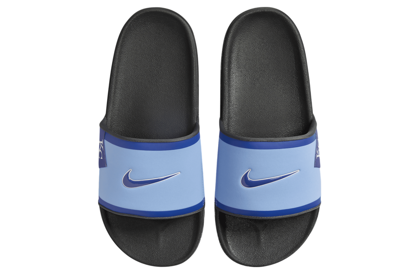 Nike Offcourt Slide (Kansas City Royals) Valor Blue / Dark Smoke Grey