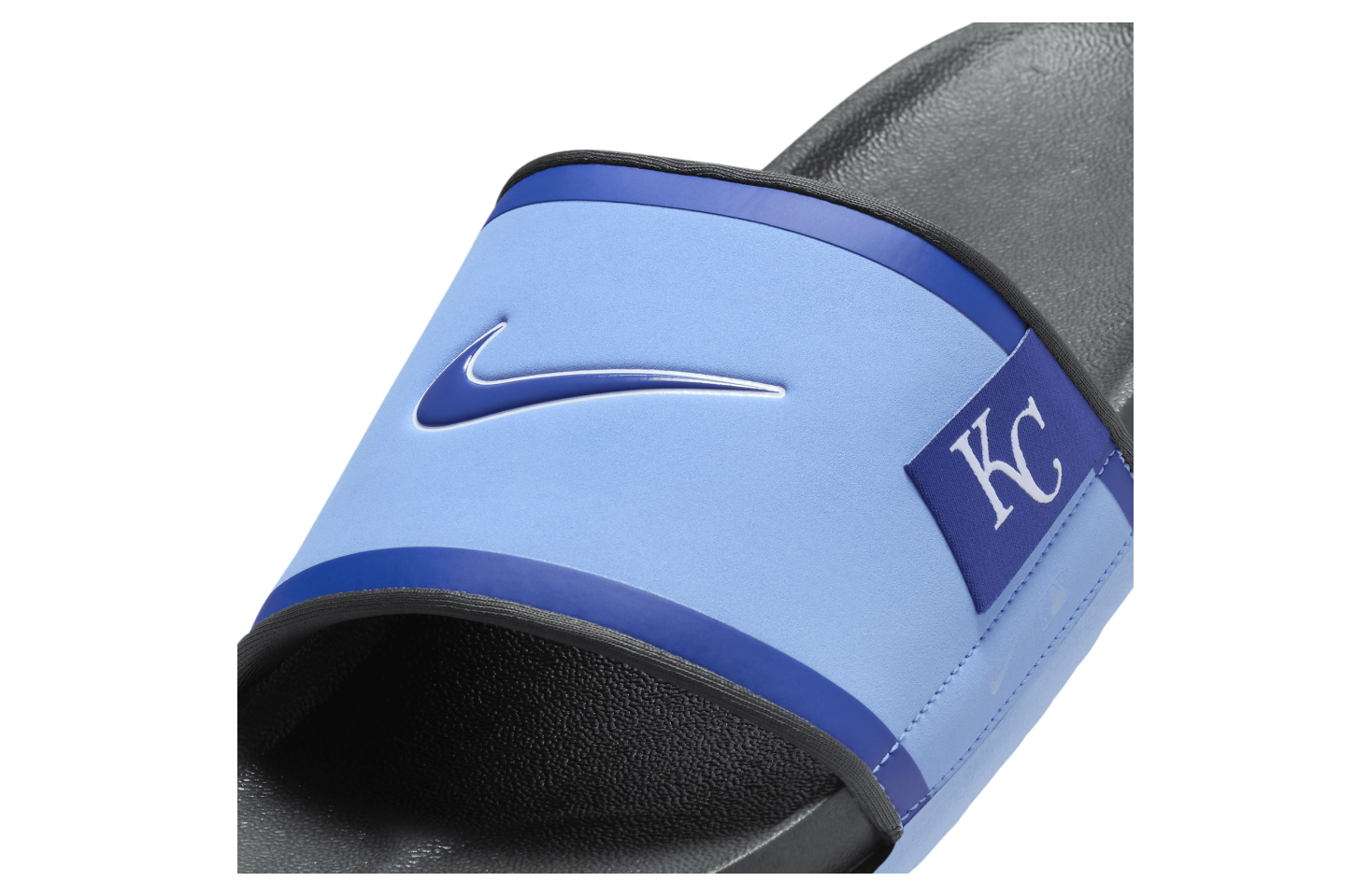 Nike Offcourt Slide (Kansas City Royals) Valor Blue / Dark Smoke Grey