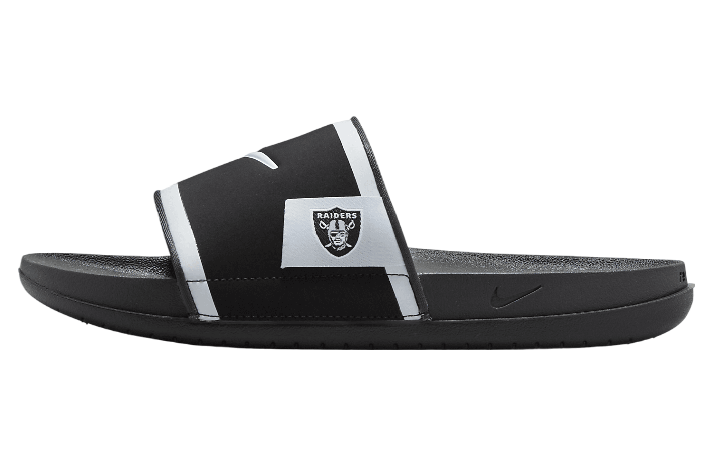 Nike Offcourt Slide (Las Vegas Raiders) Black / Dark Smoke Grey