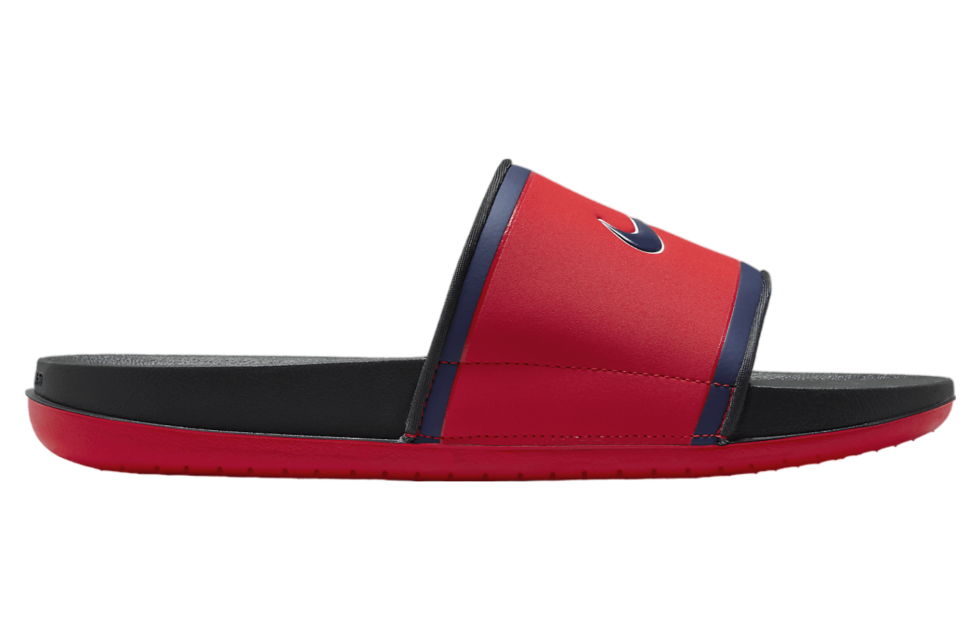 Nike Offcourt Slide (Los Angeles Angels) University Red / Dark Smoke Grey