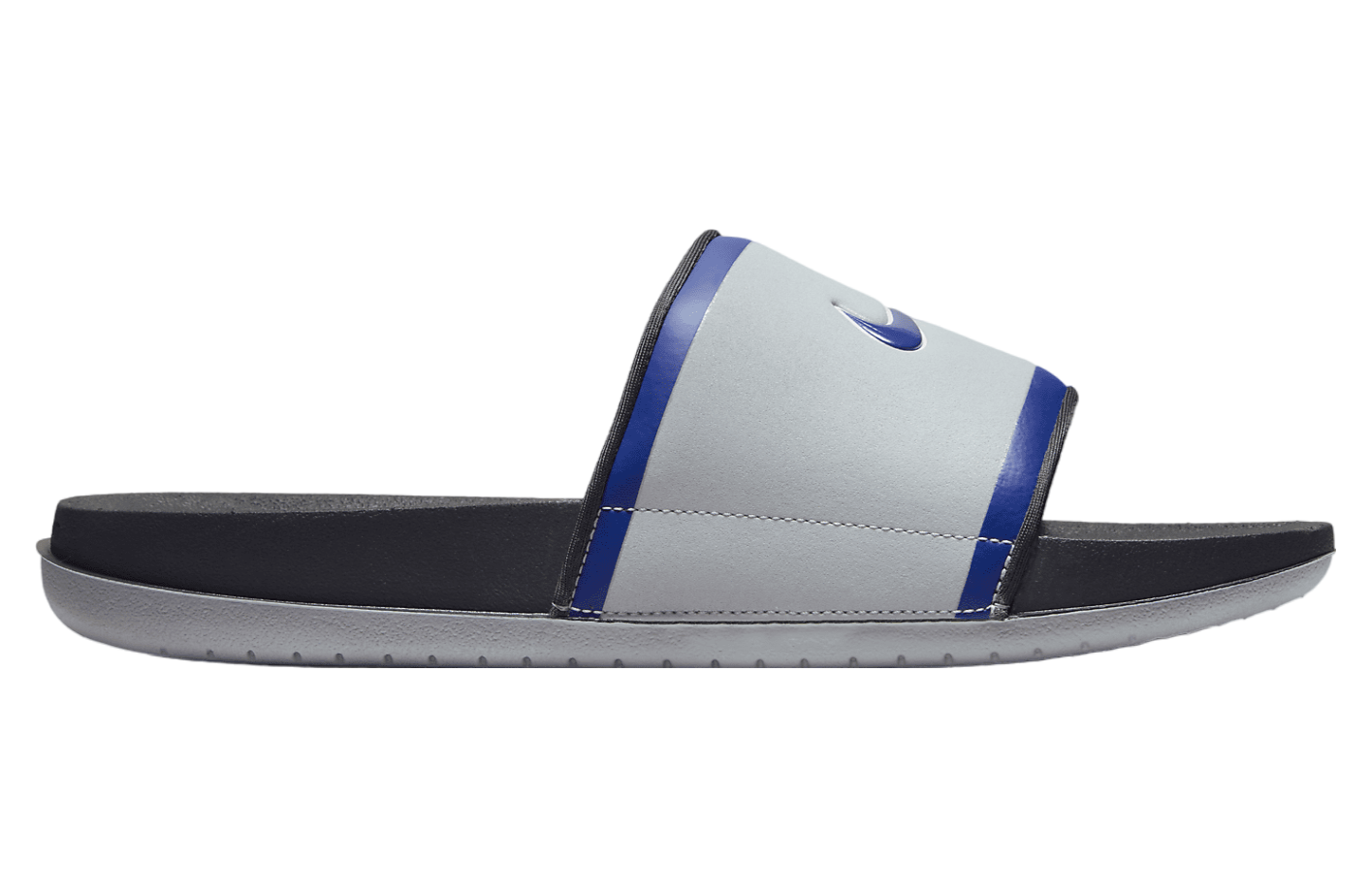 Nike Offcourt Slide (Los Angeles Dodgers) Wolf Grey / Dark Smoke Grey