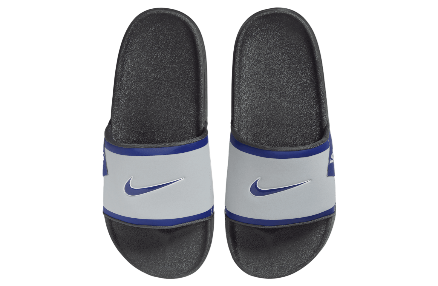 Nike Offcourt Slide (Los Angeles Dodgers) Wolf Grey / Dark Smoke Grey