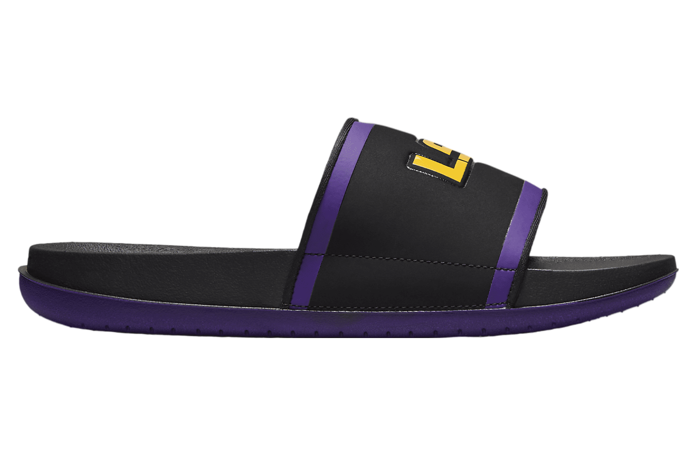 Nike Offcourt Slide (LSU) Black / Court Purple