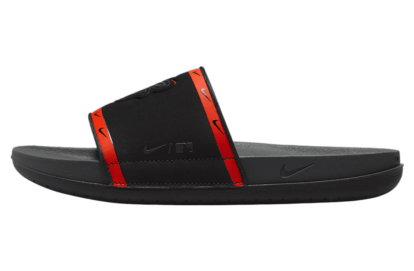 Nike Offcourt Slide (MLB Baltimore Orioles) Black / Team Orange