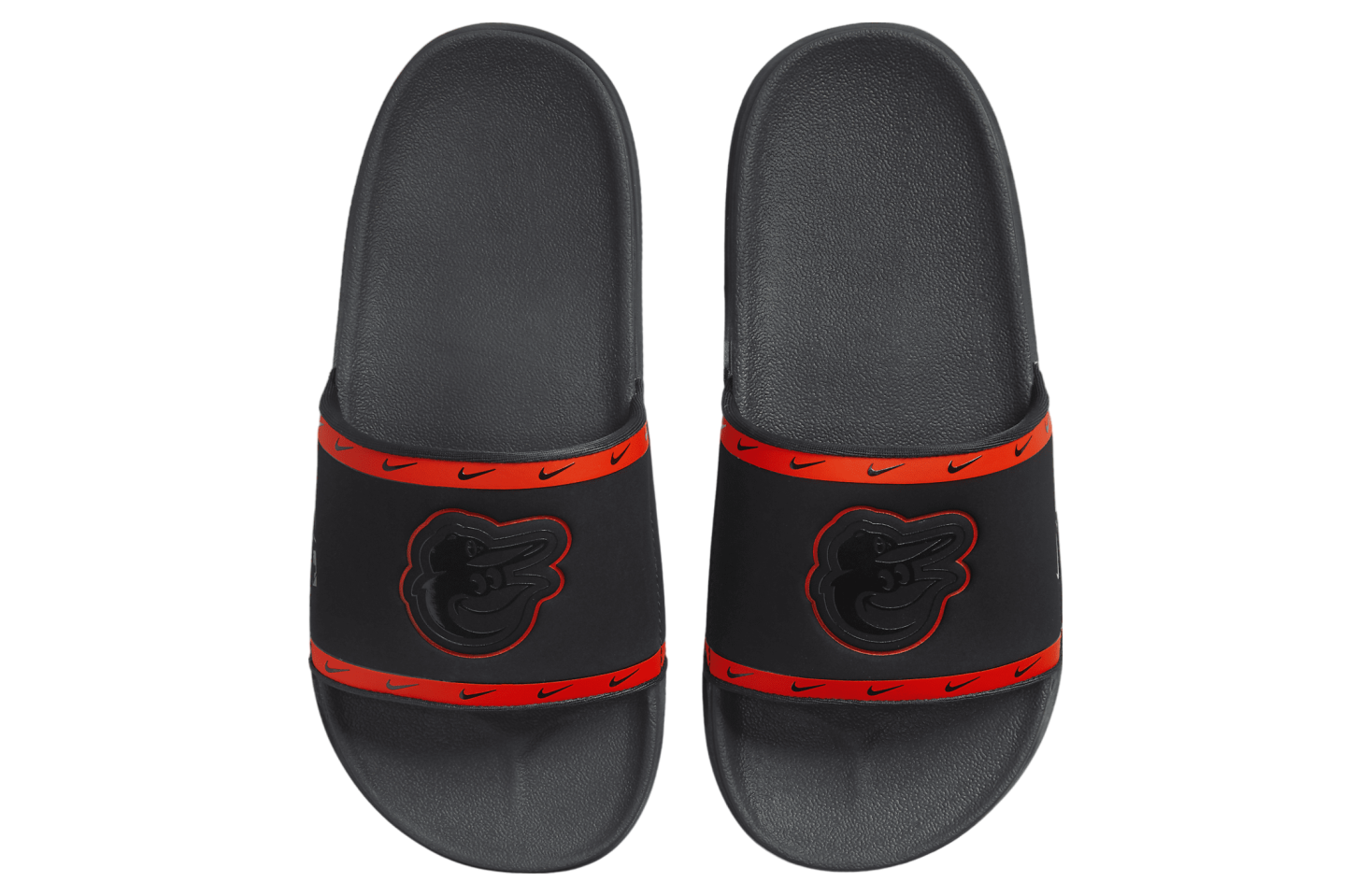 Nike Offcourt Slide (MLB Baltimore Orioles) Black / Team Orange