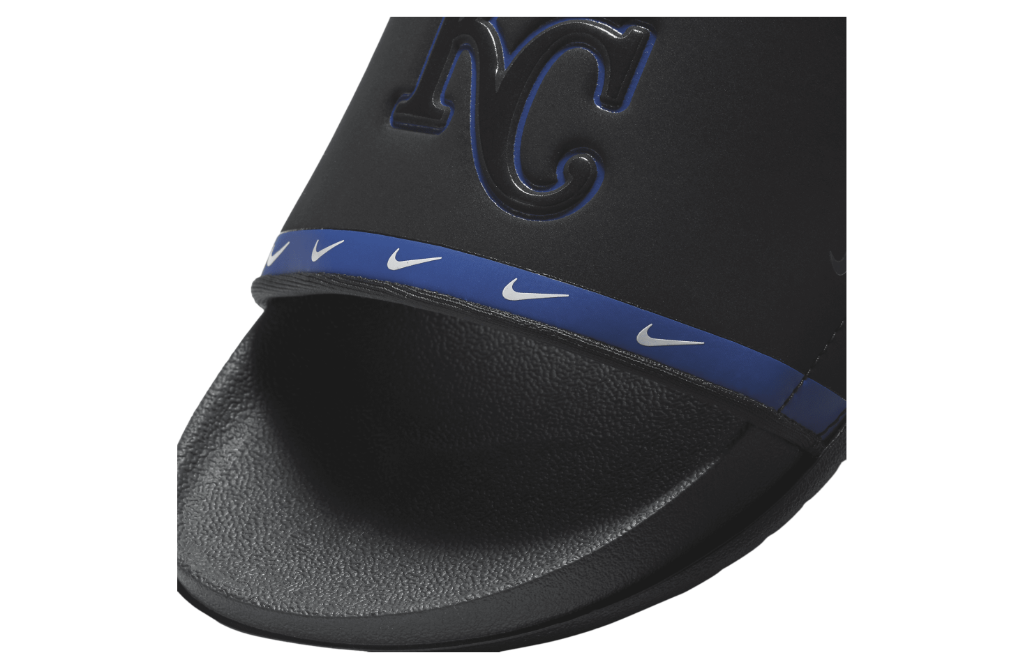 Nike Offcourt Slide (MLB Kansas City Royals) Black / Rush Blue